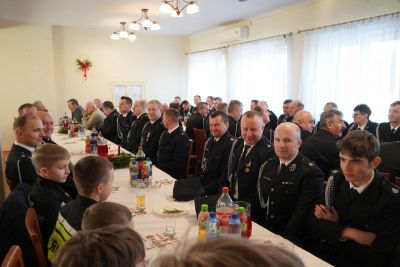 Spotkanie opłatkowe strażak&oacute;w w Niwiskach